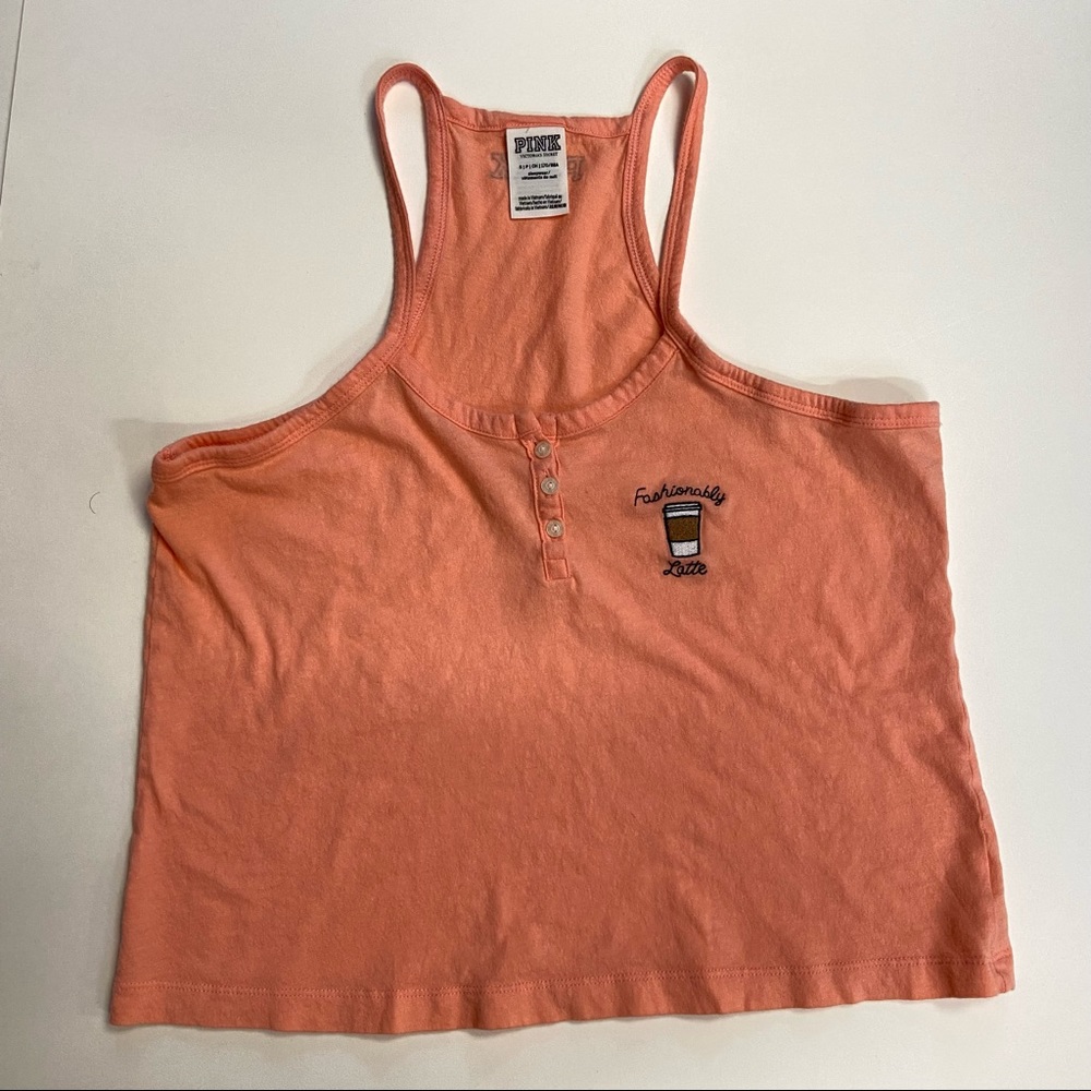 Pink Crop Tank Top